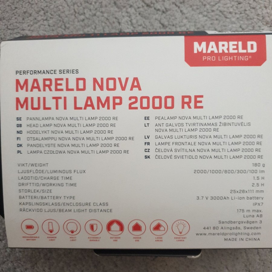 Marelo Nova Multi Lamp 2000 RE