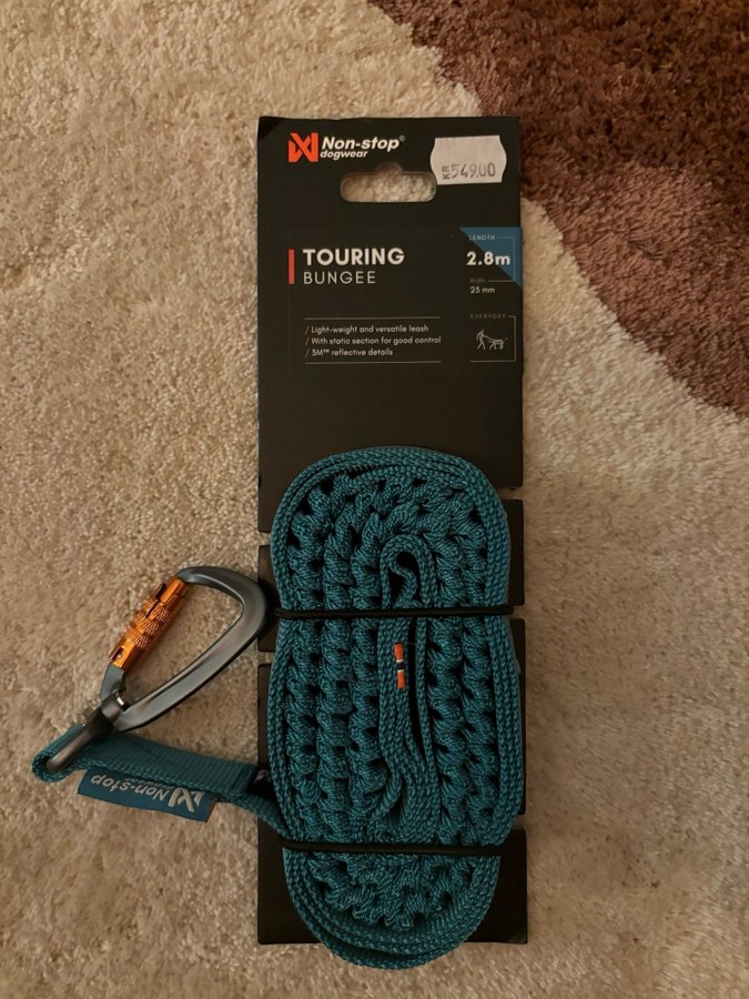 Non-stop Dogwear Touring Bungee Koppel längd 2.8m