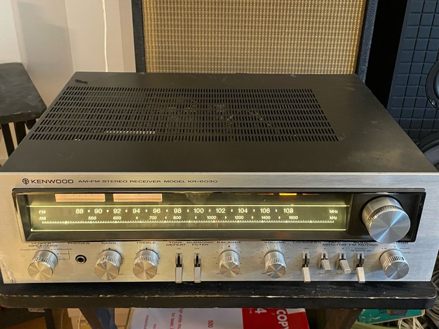 Kenwood KR-6030 Stereo Receiver 78-80