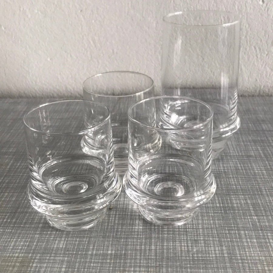 Olika Glas 4 St m Tapio Wirkkala Marski Iittala