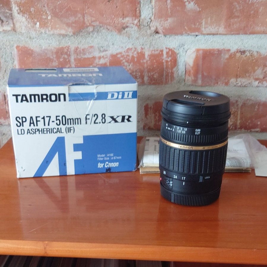 Tamron 17-50mm f2.8 til canon EF-S