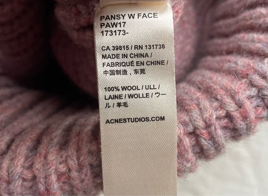 Acne Studios - Mössa Pansy Beanie