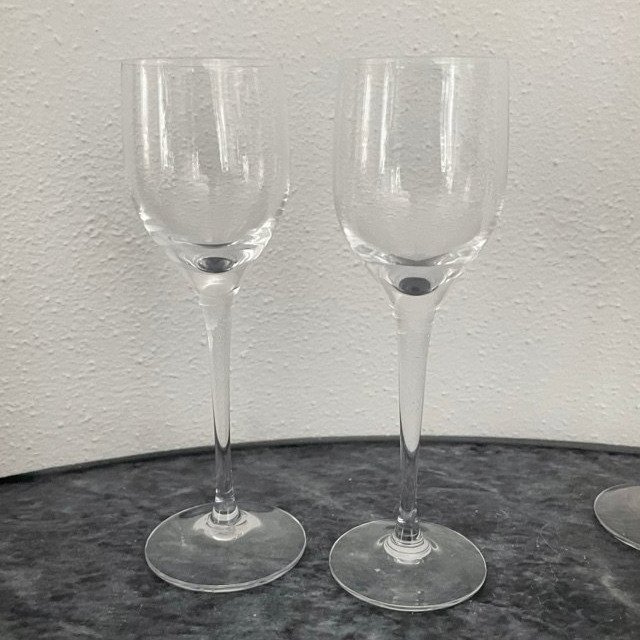 2 Orrefors Illusion Snapsglas / Starkvinsglas Nils Landberg