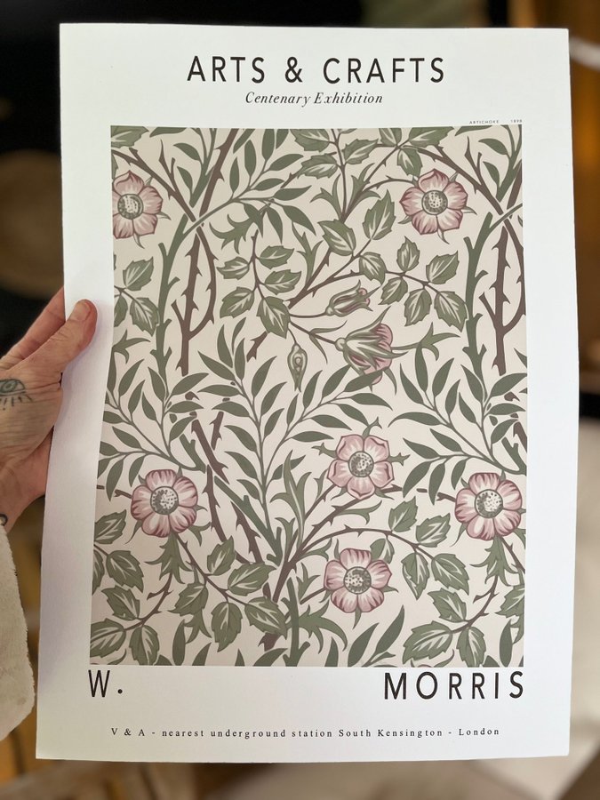 Poster A3 William Morris ”Sweet Briar”