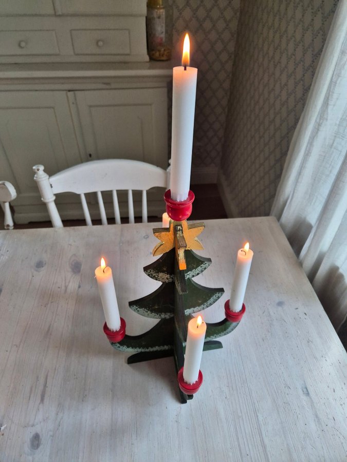 Julgran ljusstake advent jul