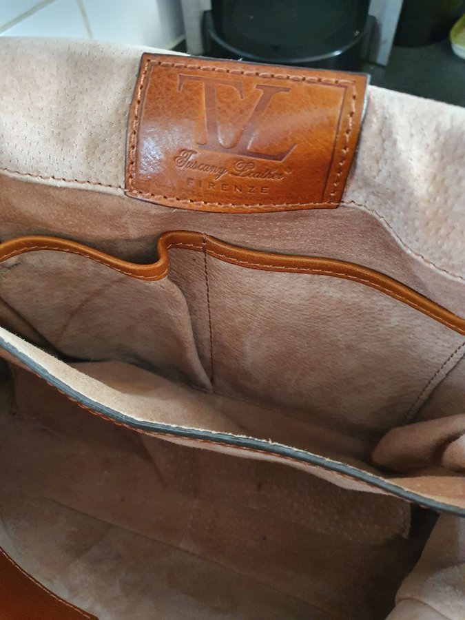 Tuscany Leather väska Läder.