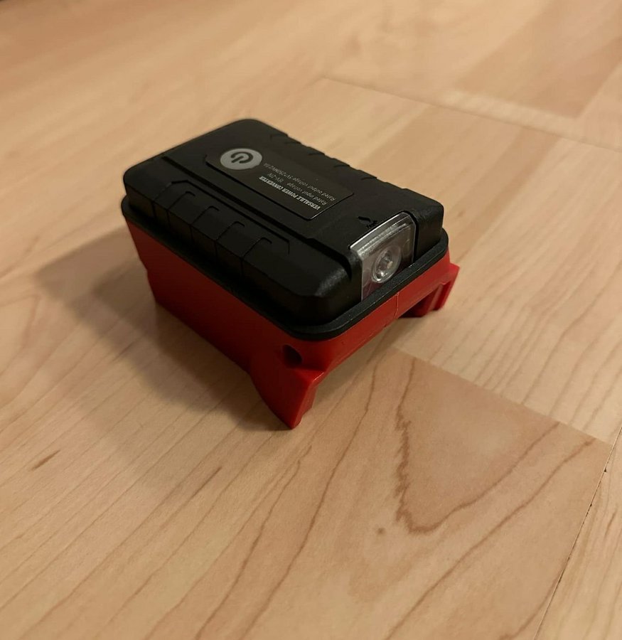 Ny USB-laddare/lampa Adapter för Milwaukee M18 18V Batteri