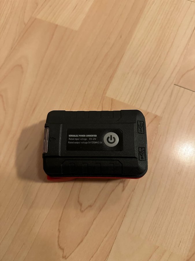 Ny USB-laddare/lampa Adapter för Milwaukee M18 18V Batteri