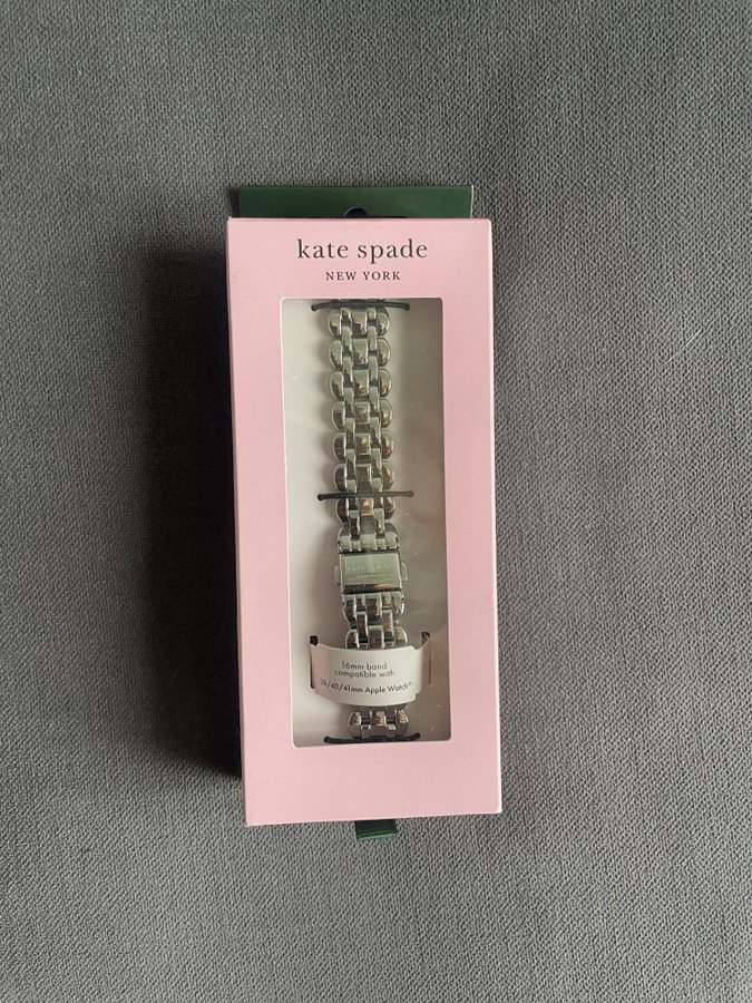 *HELT NY* Kate Spade Apple Watch 38/40/41 mm klockarmband 16mm rostfritt stål