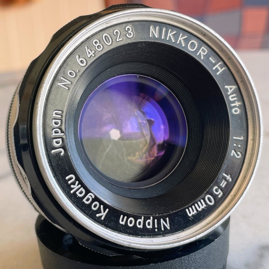 Nikon Nikkor-H 50mm f2.0 AI filed converted Nikon F mount Aged with Grace