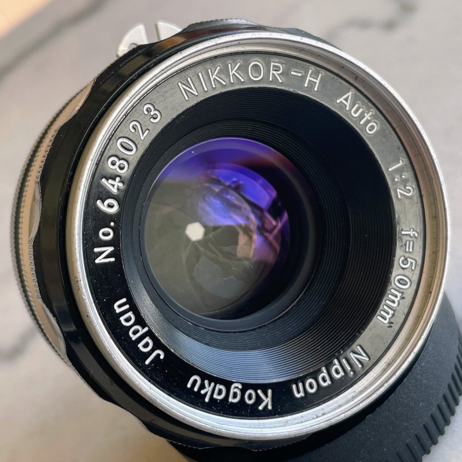 Nikon Nikkor-H 50mm f2.0 AI filed converted Nikon F mount Aged with Grace