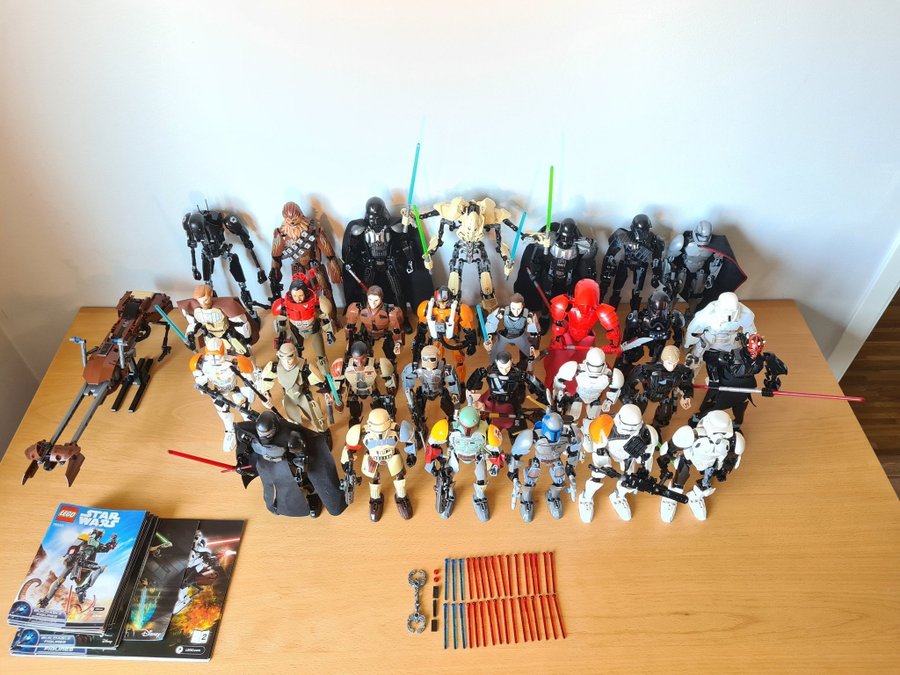 100% Komplett samling | LEGO Star Wars | Figurer / Bionicle | CCBS