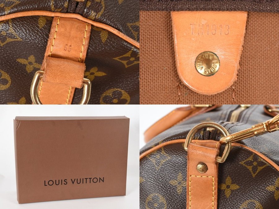 Louis Vuitton Keepall Bandouliere 55 Väska Axelremsväska Monogram NYPRIS 27 200