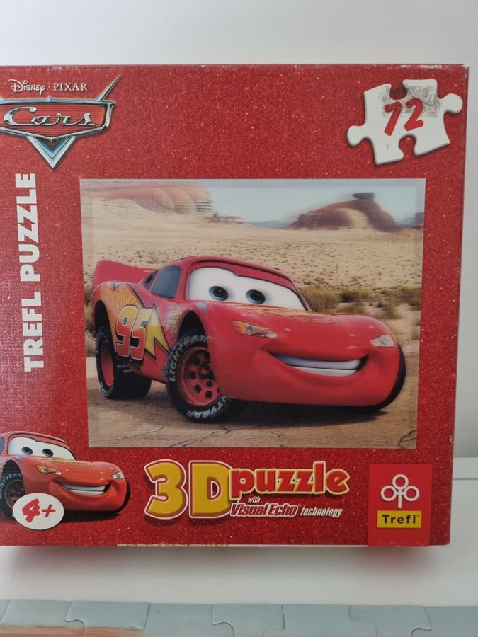 Cars/ bilar/ blixten 3D pussel 72 pcs