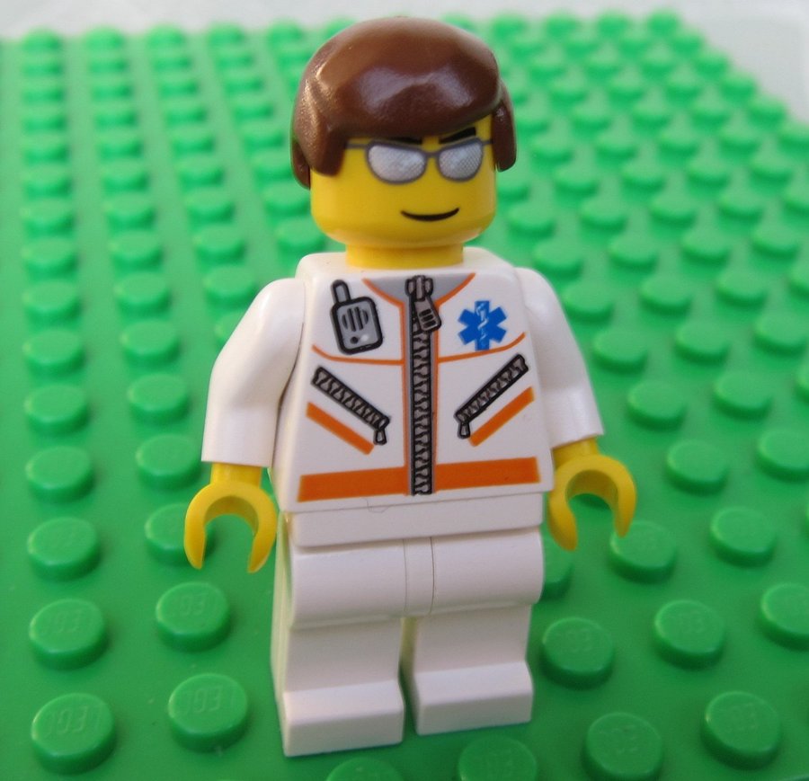 LEGO figur Doktor Hospital sjukvårdare