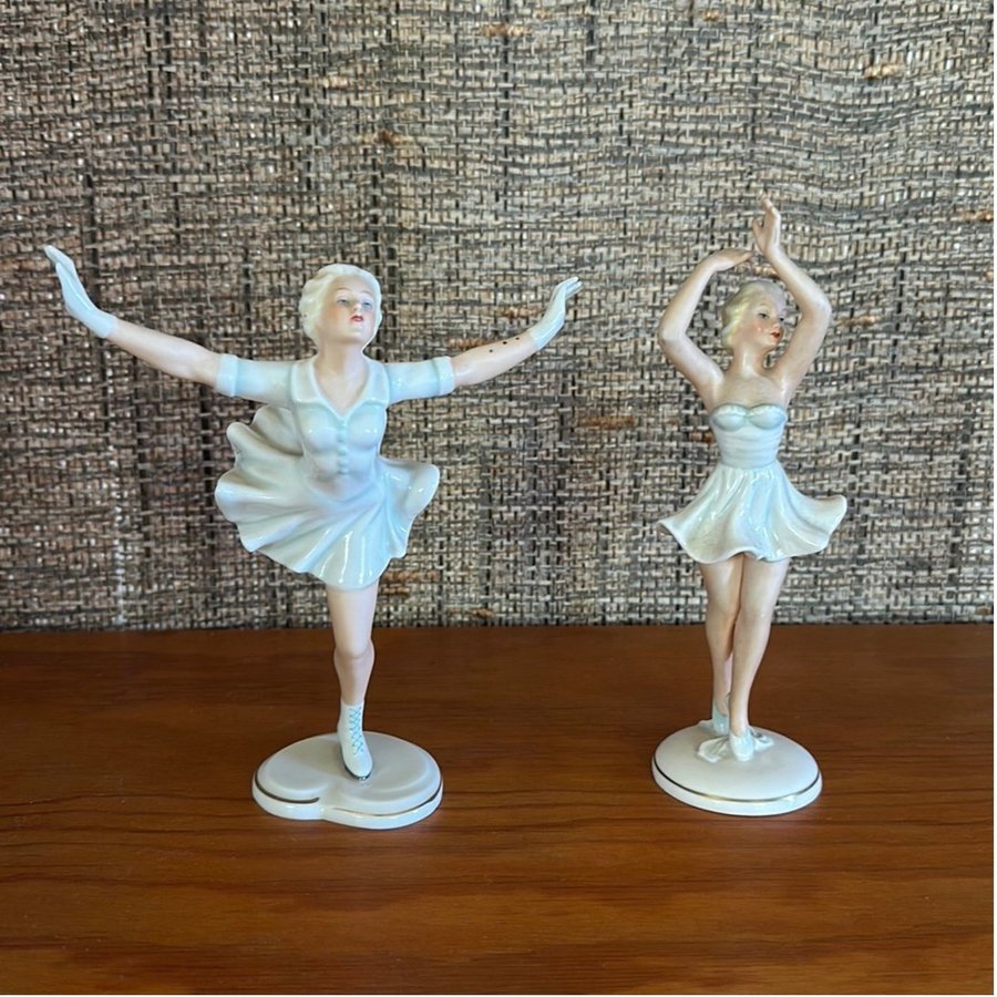 2 st Porlinsfigurer Ballerina