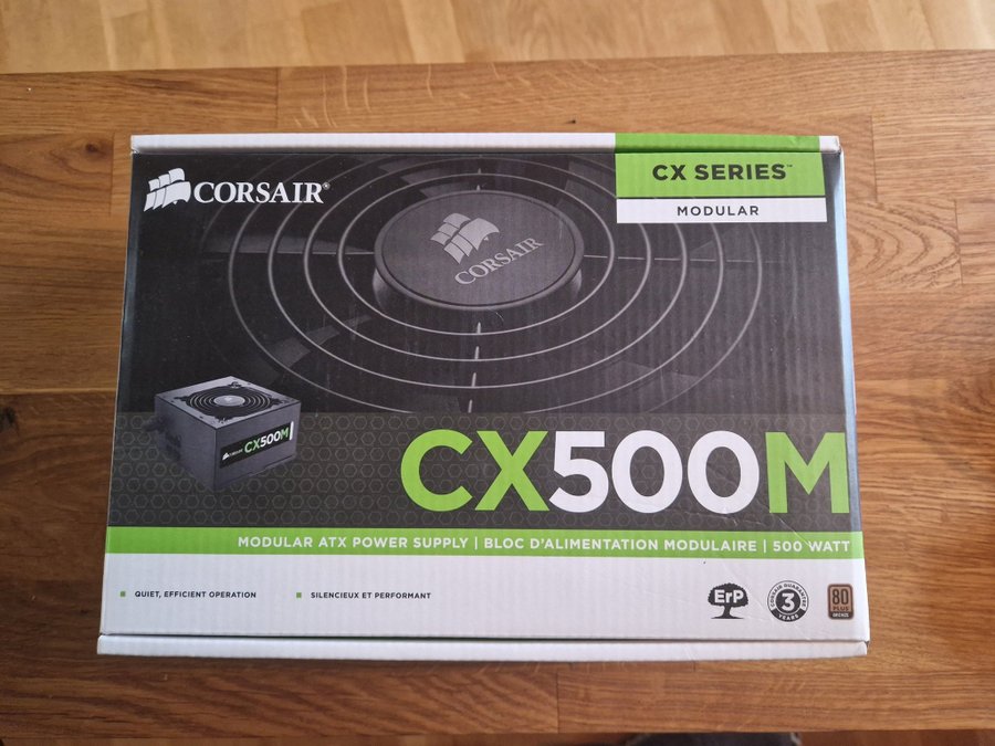 Nätaggregat Corsair CX500M 500W