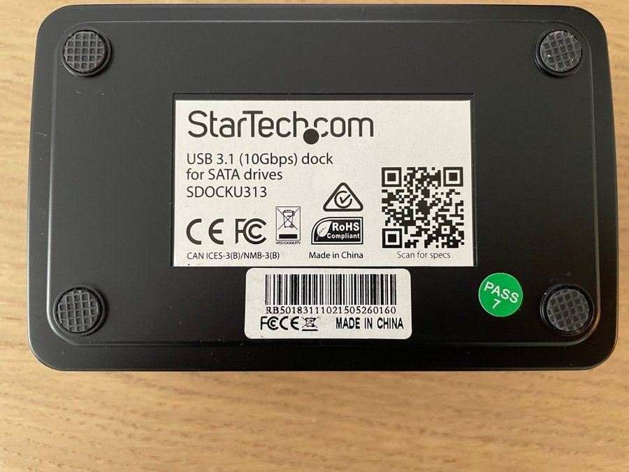 StarTech USB 3.1 SATA dockningsstation