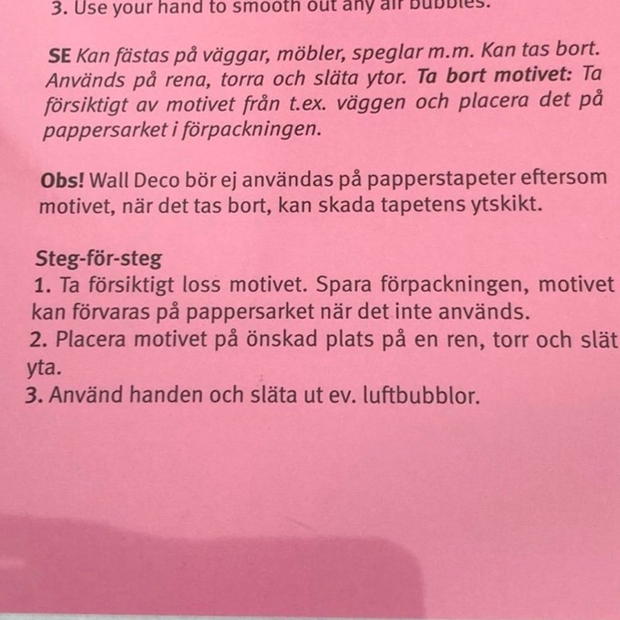 Väggdekor med husmotiv