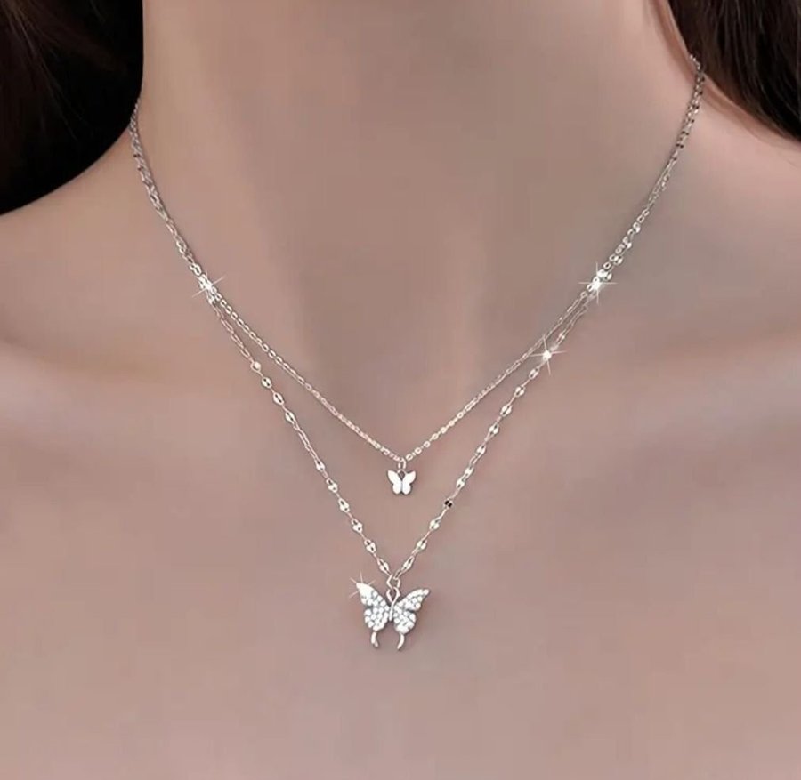 Beautiful butterfly chain neklace for girls and womens