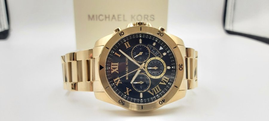 Michael Kors Brecken MK8481 Chronograaf Herenhorloge Goud