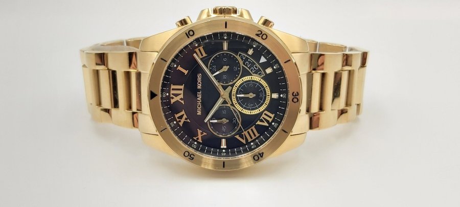 Michael Kors Brecken MK8481 Chronograaf Herenhorloge Goud