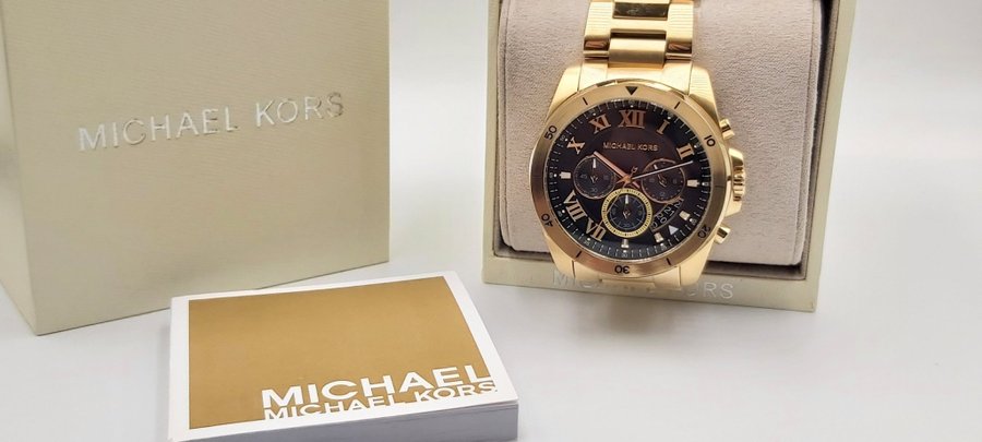 Michael Kors Brecken MK8481 Chronograaf Herenhorloge Goud