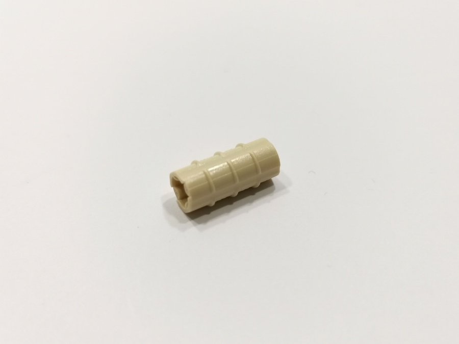 Lego - technic - axle connector - 2L - part 6538b - gul