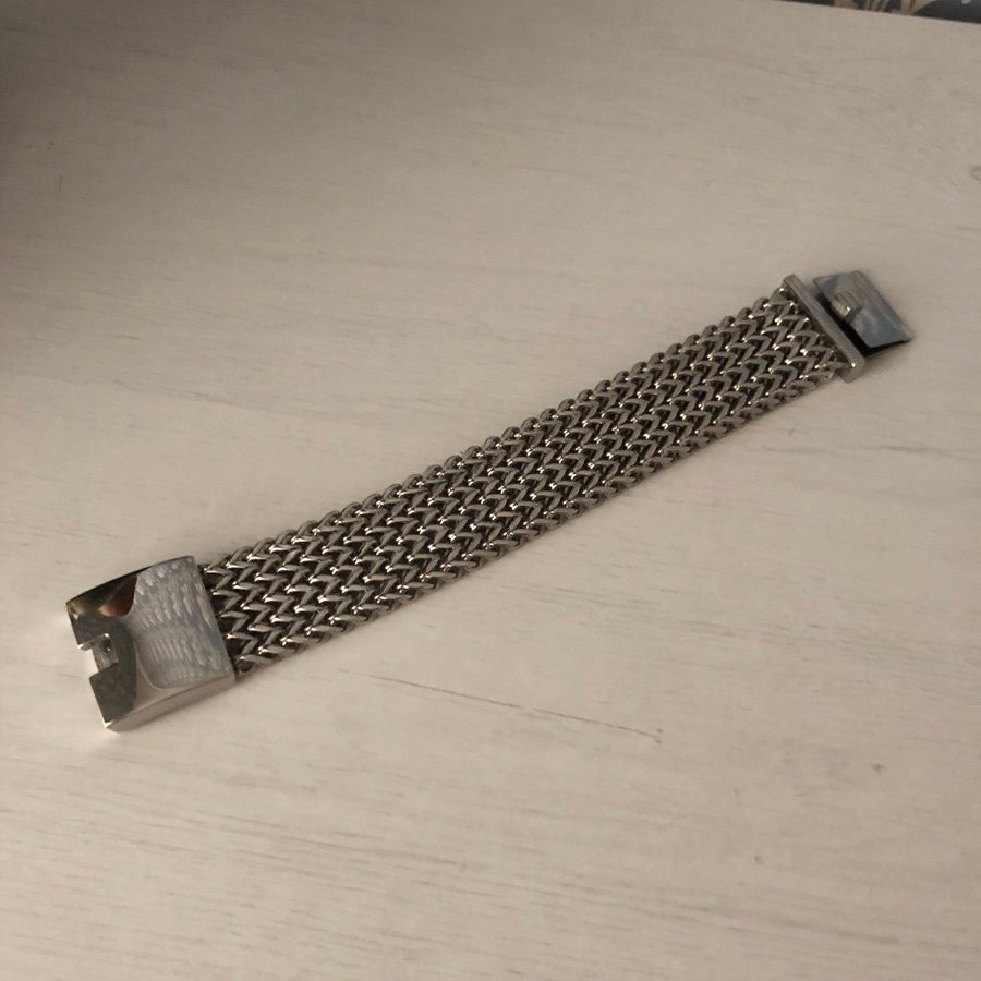 367. Maffigt armband stål stainless steel NYTT