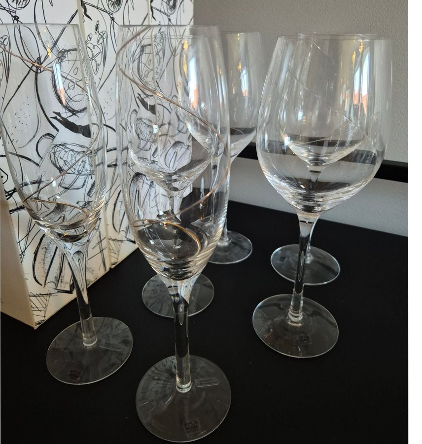 Kosta Boda Line vinglas champagneglas