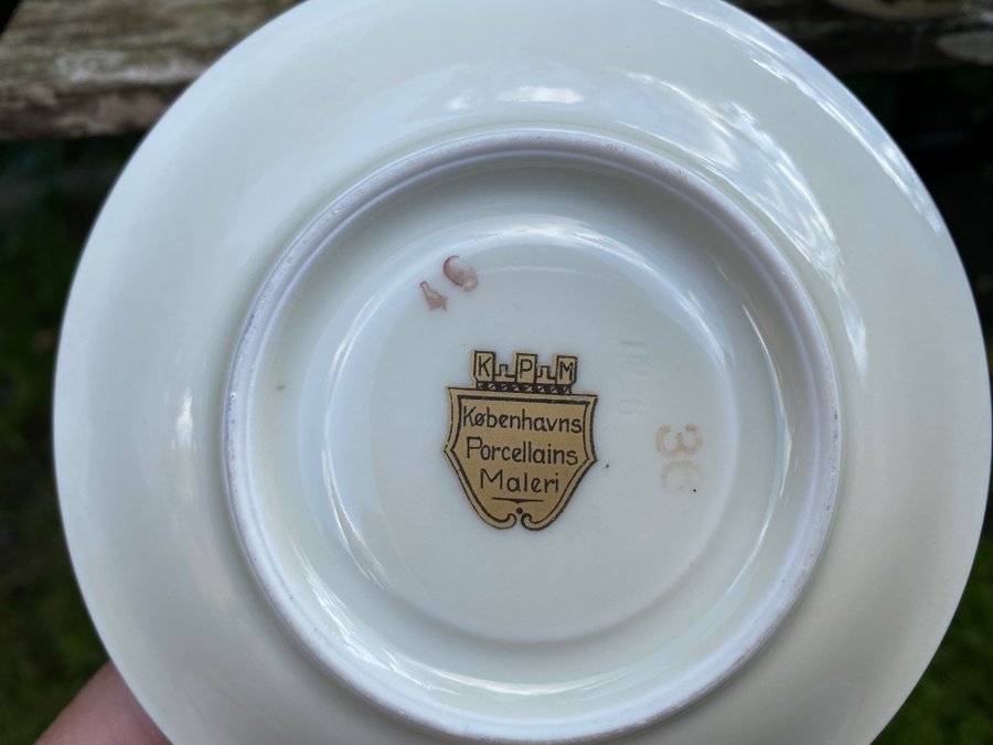 Köbenhavns Porcellains Maleri Denmark mockakoppar mockakoppar