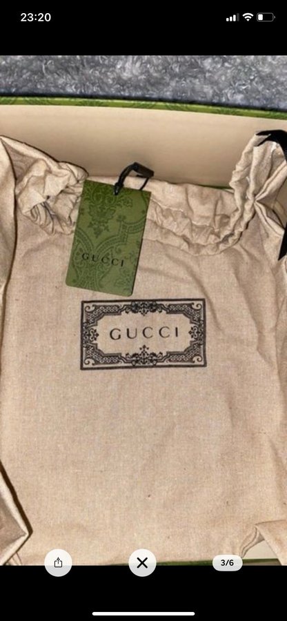 Gucci svart keps storlek M 57CM