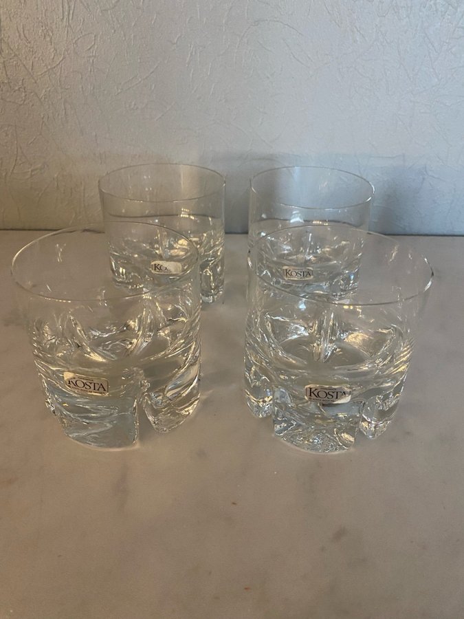 4st Kosta Whiskyglas