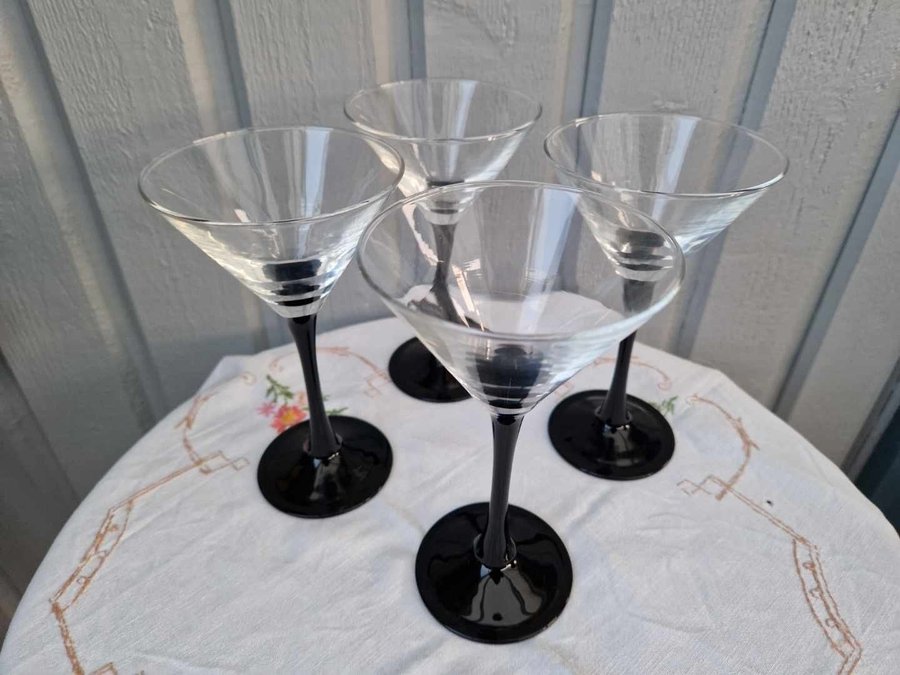 ARCOROC MARTINI GLAS 4st FRANCE RETRO VINTAGE