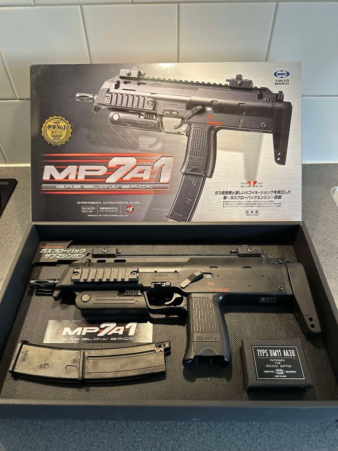 Airsoft Tokyo Marui MP7A1 Gas Blow Back