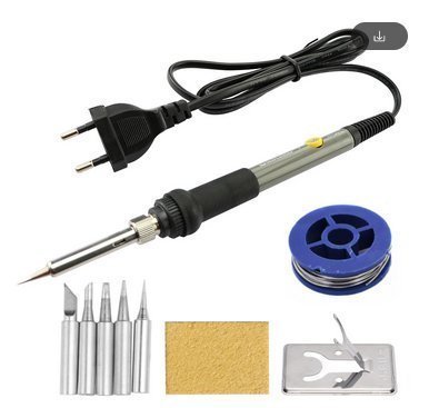 helt nytt 60W justerbart lödkolv lödpenna lödtenn soldering set