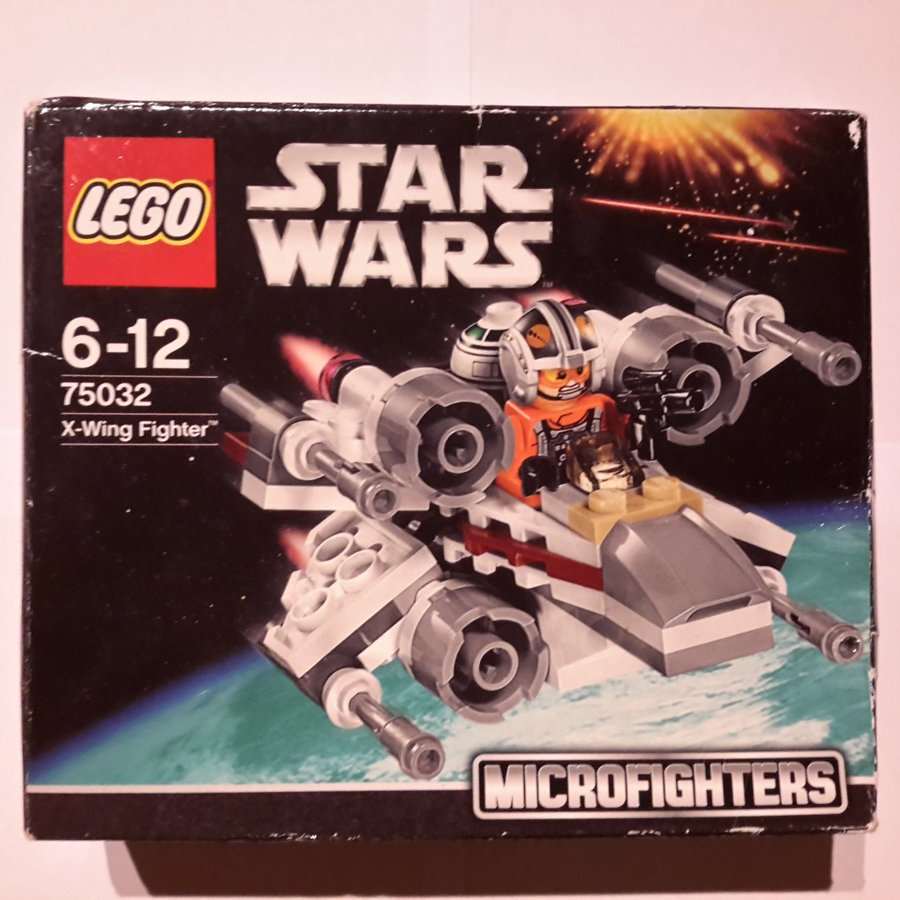 Lego Star Wars 75032 X-Wing Fighter Microfighters oöppnad