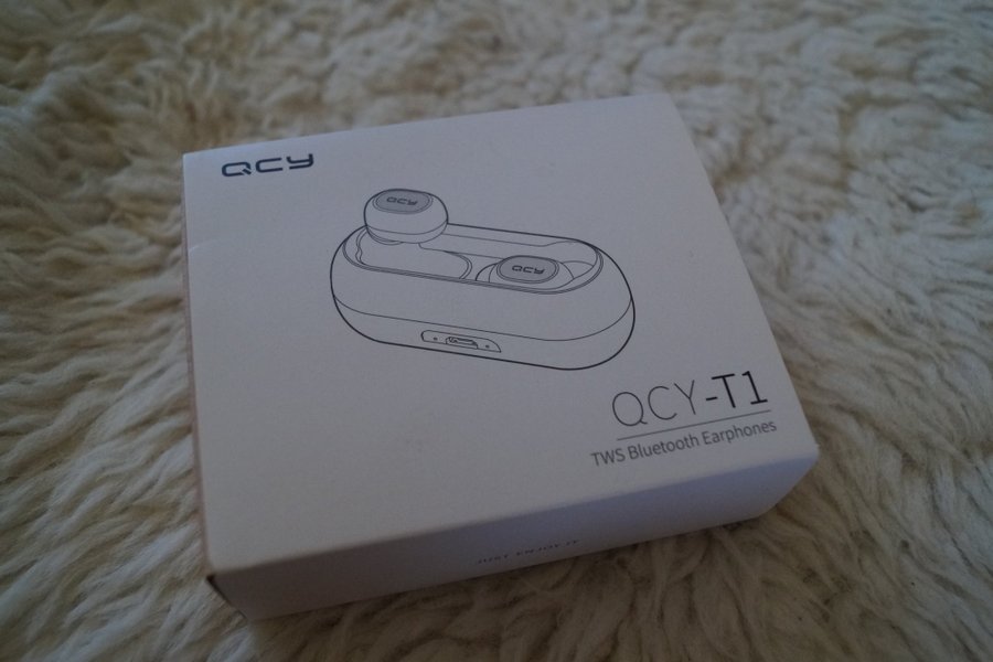 QCY -T1 T1C TWS Bluetooth 5 sporthörlurar - HELT NYA!!!