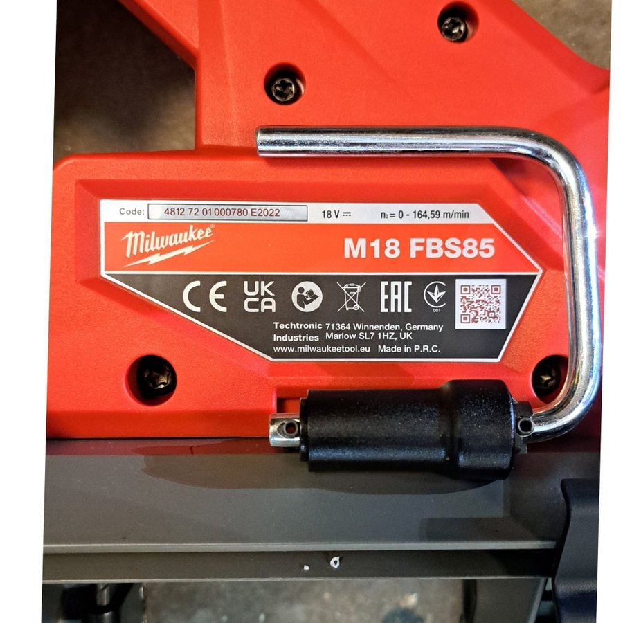 Milwaukee M18 FBS85 Bandsåg