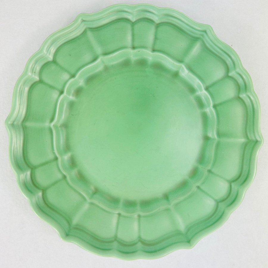 Arthur Percy Gefle Celadon Grönt Fat tallrik Art Deco 20- 30- tal Keramik