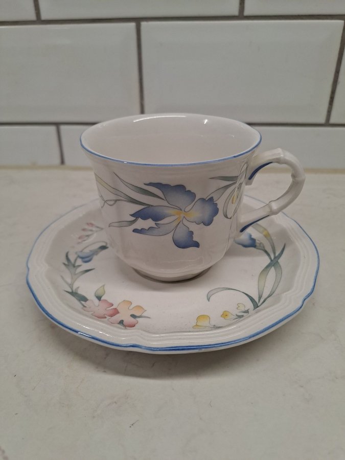 Villeroy  Boch Riviera 2 kaffekoppar med fat