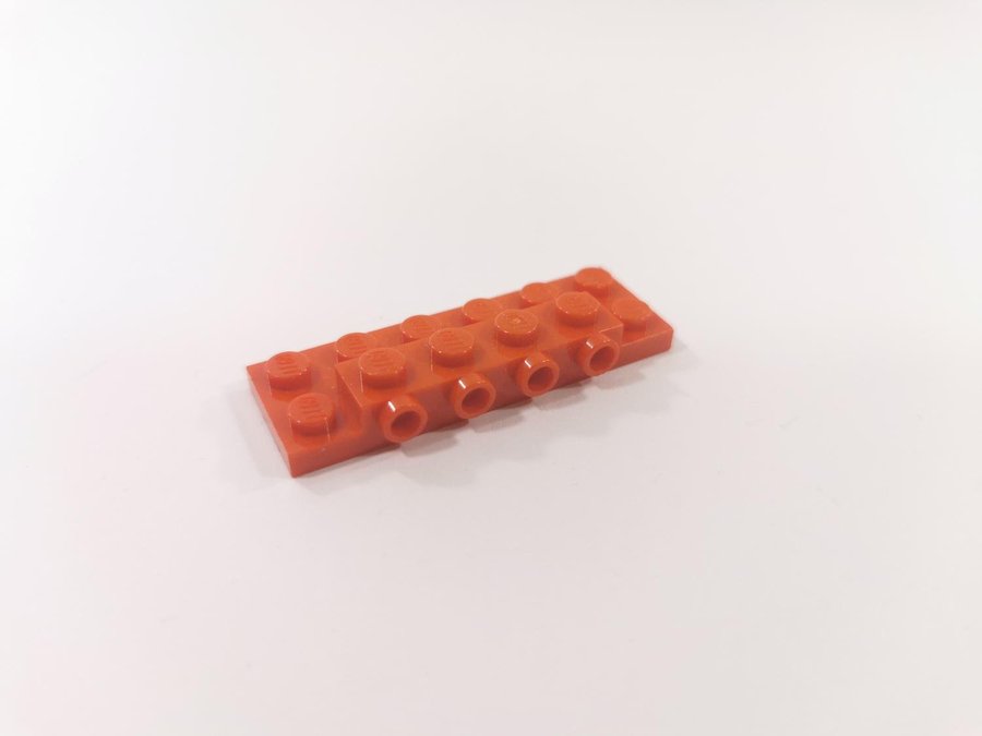 Lego - plate - modified - 2x6x 2/3 - part 87609 - röd