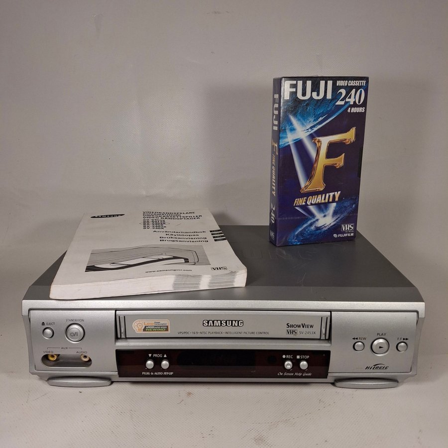 SAMSUNG SV-2453X VHS spelare video videobandspelare