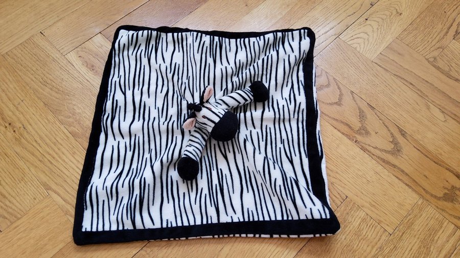 Snuttefilt Zebra i fint skick!