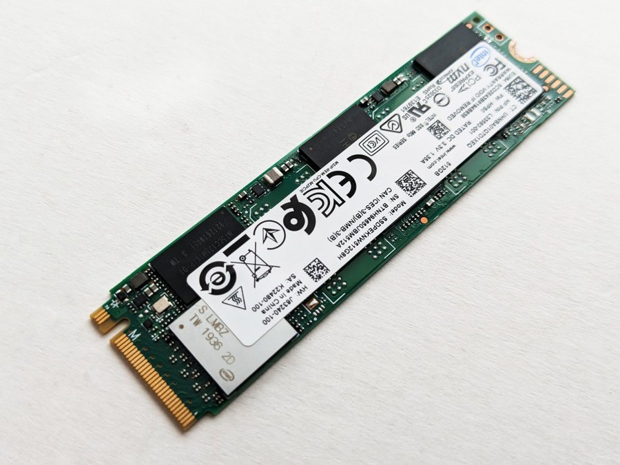 Intel SSDPEKNW512G8H - 512GB M2 PCIe NVMe - (H40)