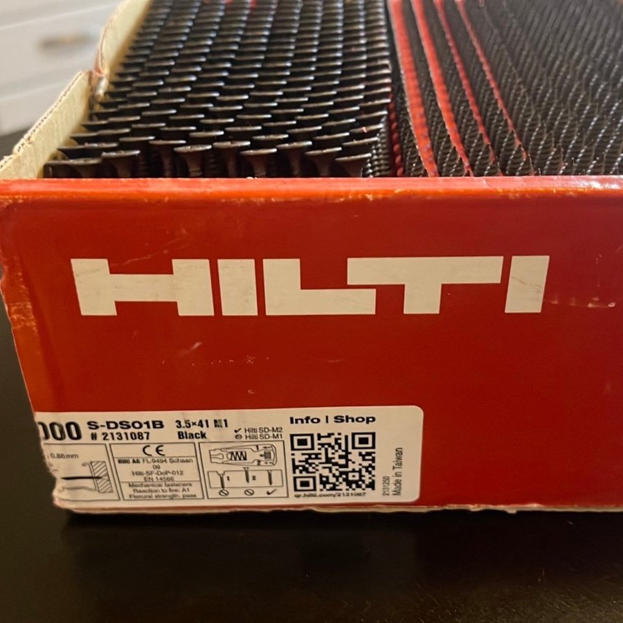 Hilti S-DS01B 3.5x41 M1 Svart