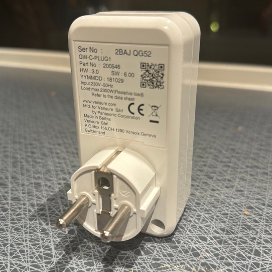 Verisure smart plug