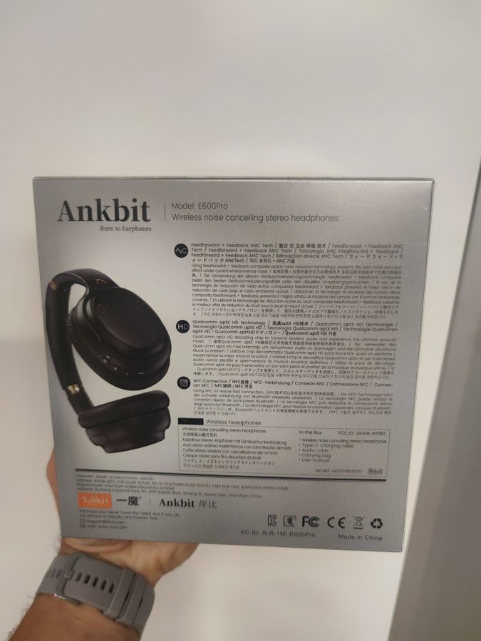 Ankbit E600Pro Trådlösa Brusreducerande Hörlurar