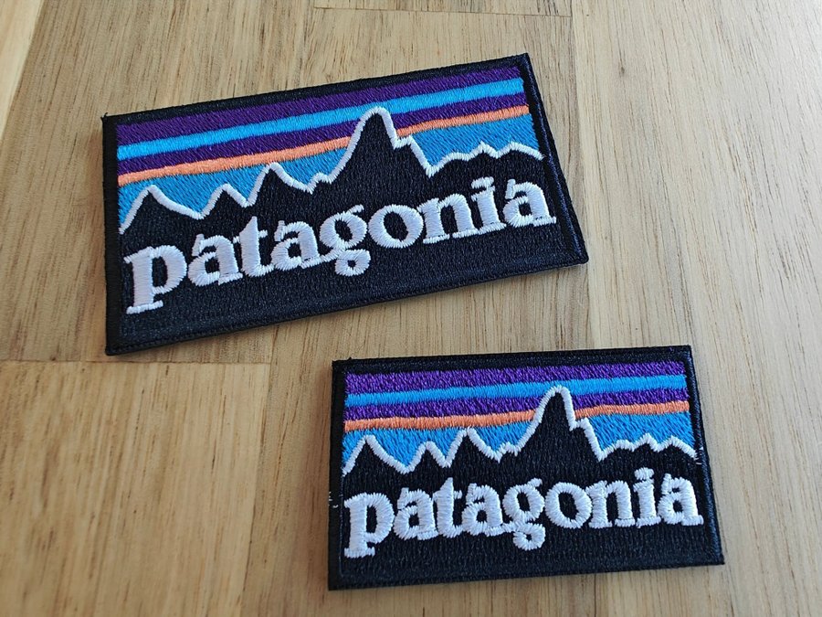 2 nya Patagonia tygmärken / iron-on / patches