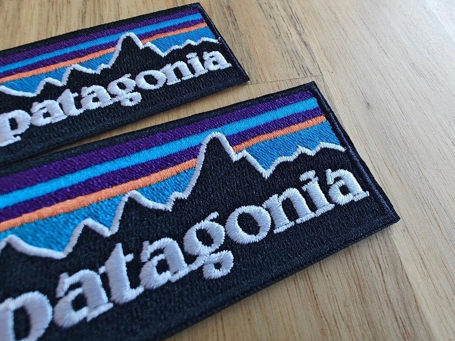 2 nya Patagonia tygmärken / iron-on / patches